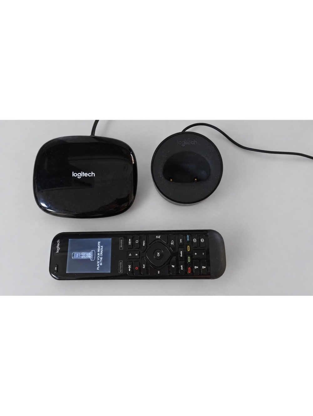 Logitech Harmony Elite Remote, Hub, Dock & Power Cords